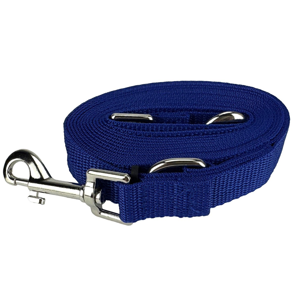 Smycz przepinana niebieska dla psa 3m