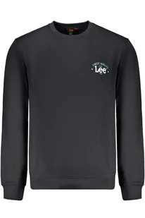 CZARNA męska bluza przez głowę LEE - Bluzy męskie - miniaturka - grafika 1