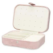 Pudełka i szkatułki - Szkatułka na biżuterię VELVET, 11,5 x 16,2 x 6 cm - miniaturka - grafika 1