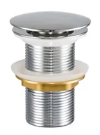 Umywalki - Elior Srebrny uniwersalny korek do umywalki klik-klak D3-R26 - miniaturka - grafika 1