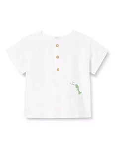 United Colors of Benetton Koszula dla chłopców, biały 101, 56 cm - Bluzki dla niemowląt - miniaturka - grafika 1