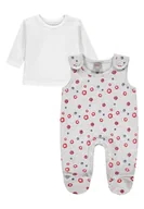 Bluzki damskie - Dziewczęcy komplet: bluzka + śpiochy, wielokolorowy, Kanz - miniaturka - grafika 1