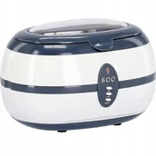 Myjki ultradźwiękowe - NTN STERYLIZATOR KOSMETYCZNY MYJKA ULTRADŹWIĘKOWA POJEMNA 0,6L MOCNA 35W 40kHz - miniaturka - grafika 1