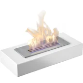 Biokominki - Biokominek wolnostojący INDIA biały certyfikat TÜV - miniaturka - grafika 1