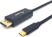 Złącza, przejściówki, adaptery - Adapter AV Equip Equip Adapter USB-C -> DisplayPort 4K60Hz 2.00m sw - miniaturka - grafika 1