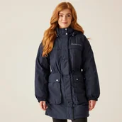 Kurtki i kamizelki sportowe damskie - Regatta Christian Lacroix Damska kurtka parka przeciwdeszczowa ocieplana Cailar Granatowy, Rozmiar: 46 - miniaturka - grafika 1