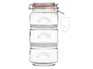 KILNER Zestaw słoików KILNER 0025.897 Słoiki x 3 Uszczelka - Inne sztućce - miniaturka - grafika 2