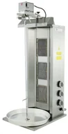 Inne urządzenia gastronomiczne - Gyros opiekacz gazowy do kebaba 3 palniki wsad do 40kg RQ43033 Linia Budget Resto Quality - miniaturka - grafika 1