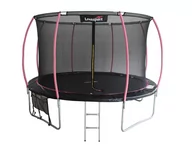 Trampoliny - Trampolina LEAN Sport Max 8ft Czarno-Różowa - miniaturka - grafika 1