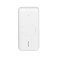 Powerbanki - RIVACASE Powerbank VA2602 20000 mAh USB-C 20W + Qi 10W biały - miniaturka - grafika 1