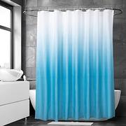 Zasłony - Allinside Zasłona prysznicowa, wodoodporna nadająca się do prania w pralce poliestrowa zasłona łazienkowa, z 12 plastikowymi haczykami, 180 CM x 180 CM - miniaturka - grafika 1