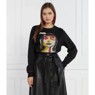 Desigual Bluza | Regular Fit - Bluzy damskie - miniaturka - grafika 1