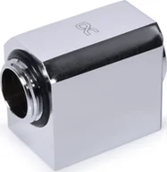 Chłodzenie wodne - Alphacool Alphacool Low Profile Adapter 90 Grad G1/4 Zoll AG auf G1/4 Zoll IG - drehbar - Chrome - miniaturka - grafika 1