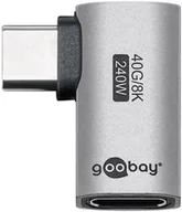 Adaptery i przejściówki - Goobay 74441 zmieniacz płci / kabli USB-C Srebrny - miniaturka - grafika 1