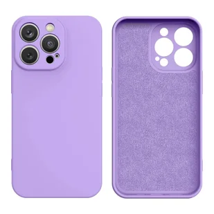 Silicone case etui Samsung Galaxy A54 5G silikonowy pokrowiec fioletowe - Etui i futerały do telefonów - miniaturka - grafika 1