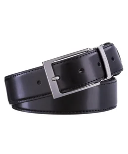 Pasek Męski Skórzany Dwustronny PUCCINI Czarny Brązowy M PAM03(3.5)M 1/2A - Paski - miniaturka - grafika 1