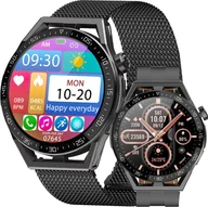 Smartwatch - Rubicon RNCE88 Stalowo-czarny - miniaturka - grafika 1