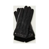 Rękawiczki - Tommy Hilfiger Skórzane rękawiczki z dodatkiem wełny - miniaturka - grafika 1