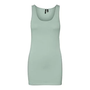 VERO MODA Vmmaxi My Soft Long Tank Top Noos Top męski Kobiety, Silt Green, XL - Koszulki męskie - miniaturka - grafika 1