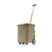 Torby i wózki na zakupy - Wózek carrycruiser frame, rhombus olive ROE5047 - miniaturka - grafika 1