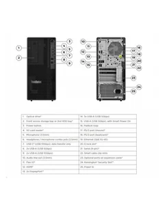 Lenovo ThinkStation P2 Tower i7/8GB/512GB/Win11 30FR003GCK - Zestawy komputerowe - miniaturka - grafika 1
