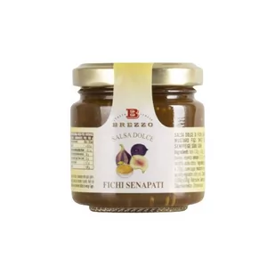 Włoski Chutney figowy z musztardą, 110 g / Brezzo - Konfitury, marmolady, powidła - miniaturka - grafika 1