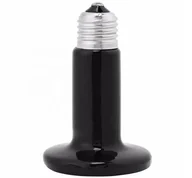 Akcesoria do terrarium - Grzewcza ŻARÓWKA do Terrarium na podczerwień 100W E27 czarna AG902A - miniaturka - grafika 1