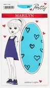 Rajstopy dziecięce - Rajstopy dziecięce z mikrofibry w serduszka Pretty X62 Marilyn - miniaturka - grafika 1