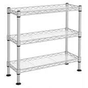 Półki do kuchni - Stojak na przyprawy Organizer regał Kuchenny 3 poziomy Regulowany metalowy - miniaturka - grafika 1