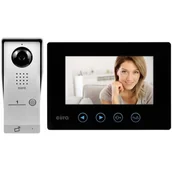 Wideodomofony - Wideodomofon Jednorodzinny Brama i Furtka Czytnik Breloków RFID Czarny - miniaturka - grafika 1