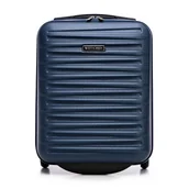 Walizki - Walizka kabinowa z ABS-u granatowa - miniaturka - grafika 1