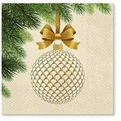 Obrusy i serwetki - Komplet serwetek 33 x 33 cm Boże Narodzenie TL812000 20 sztuk - miniaturka - grafika 1