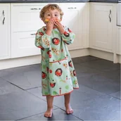 Śliniaki i fartuszki - Tidy Tot BLW Tidy Tot Coverall Bib Pistachio Green śliniak fartuszkowy długi z kieszonką - miniaturka - grafika 1