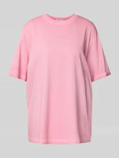 T-shirt o kroju oversized z czystej bawełny - Koszulki i topy damskie - miniaturka - grafika 1