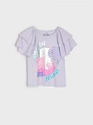 Koszulki dla dziewczynek - Sinsay - Koszulka Świnka Peppa - fioletowy - miniaturka - grafika 1