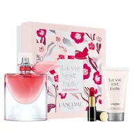 Zestawy perfum damskich - Lancome Lancome La Vie Est Belle Intensement zestaw 50ml woda perfumowana + 50ml mleczko do ciała + Absolu Rouge Matte 378 pomadka - miniaturka - grafika 1