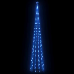 vidaXL vidaXL Choinka stożkowa, 752 niebieskich lampek LED, 160x500 cm - Oświetlenie świąteczne - miniaturka - grafika 1