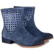 Botki damskie - Botki damskie Maciejka 07364-17/00-1 GRANAT R.40 - miniaturka - grafika 1