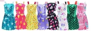 Ubranka Dla Lalek Sukienki Biżuteria Buty 35 Elementów Ubranka Dla Barbie - Domki dla lalek - miniaturka - grafika 1