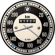 Zegary - Nostalgic-Art 51080 Zegar na ścianę BMW tachometr, 31 cm 51080 - miniaturka - grafika 1