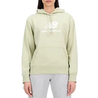 Bluzy sportowe damskie - Bluza New Balance WT31533FUG - zielona - miniaturka - grafika 1