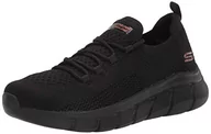 Sneakersy damskie - SKECHERS Bobs Sport B Flex-Color Connect 117121-BBK Czarne 39 117121-BBK - miniaturka - grafika 1