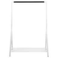 Wieszaki i stojaki - Actona Wieszak Na Ubrania Z Półką Breni 165X117X59 Biały - miniaturka - grafika 1