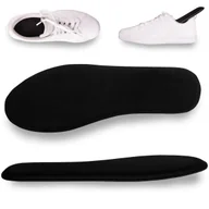 Akcesoria obuwnicze - Wkładki do butów z pamięcią kształtu stopy MEMORY FOAM czarne rozm. 43 - miniaturka - grafika 1