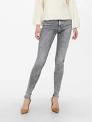 Spodnie damskie - ONLY Jeansy 15245366 Szary Skinny Fit - miniaturka - grafika 1