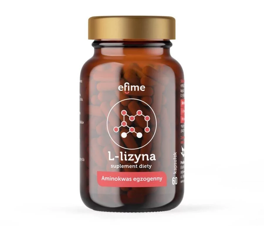 Ekamedica L-lizyna Efime - Suplement diety 60 kaps.
