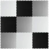 Maty piankowe - Ricokids Mata piankowe duże puzzle piankowe szachownica 180x180cm 9szt - miniaturka - grafika 1