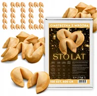Pieczywo chrupkie - Magia Ciasteczka z Wróżbą na przybycie STO LAT Ciastka z Wróżbą 100 szt - miniaturka - grafika 1
