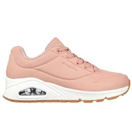 Buty trekkingowe damskie - Buty na co dzień damskie SKECHERS UNO STAND ON AIR eko skóra - miniaturka - grafika 1