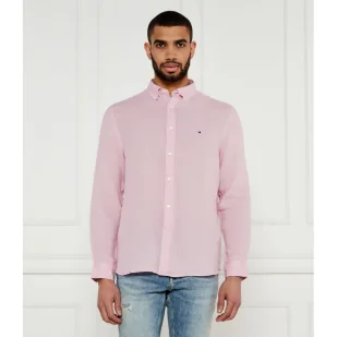 Tommy Hilfiger Lniana koszula PIGMENT DYED Regular Fit - Koszule męskie - miniaturka - grafika 1